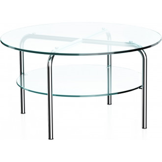 Table MR 516/1 avec étagère – Ø70 x H38 cm