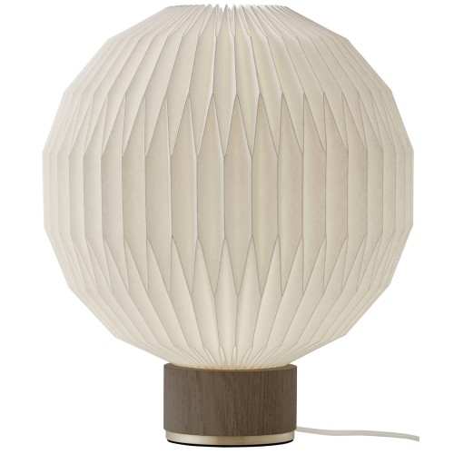 medium - chêne fumé / papier - 375 lampe de table - Le Klint