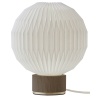 XS - smoked oak / paper shade - 375 table lamp - Le Klint