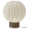 XS - smoked oak / paper shade - 375 table lamp - Le Klint