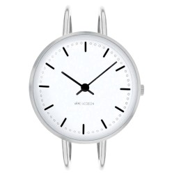 City Hall watch - Ø30 mm - steel/white, bangle