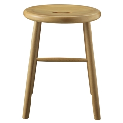 Stool J27 - natural beech - FDB Møbler