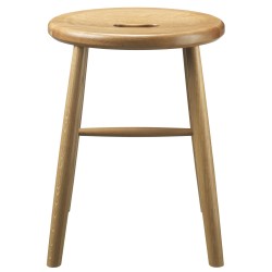 Stool J27 - natural oak - FDB Møbler