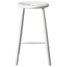 OUT OF STOCK - Bar stool J27C - height 65cm - white painted beech - FDB Møbler