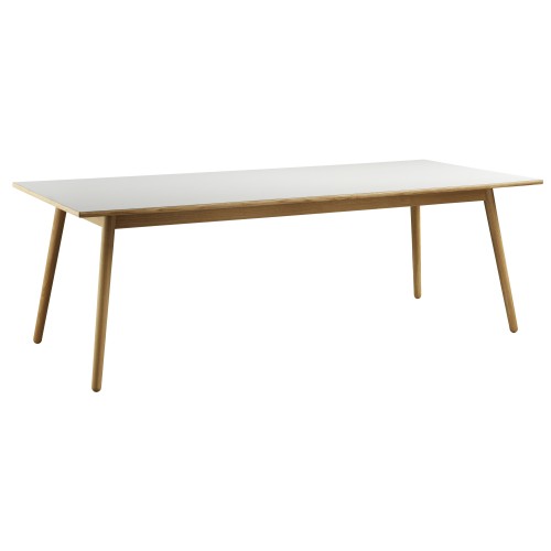 OUT OF STOCK - C35C – lacquered oak + light grey linoleum - FDB Møbler