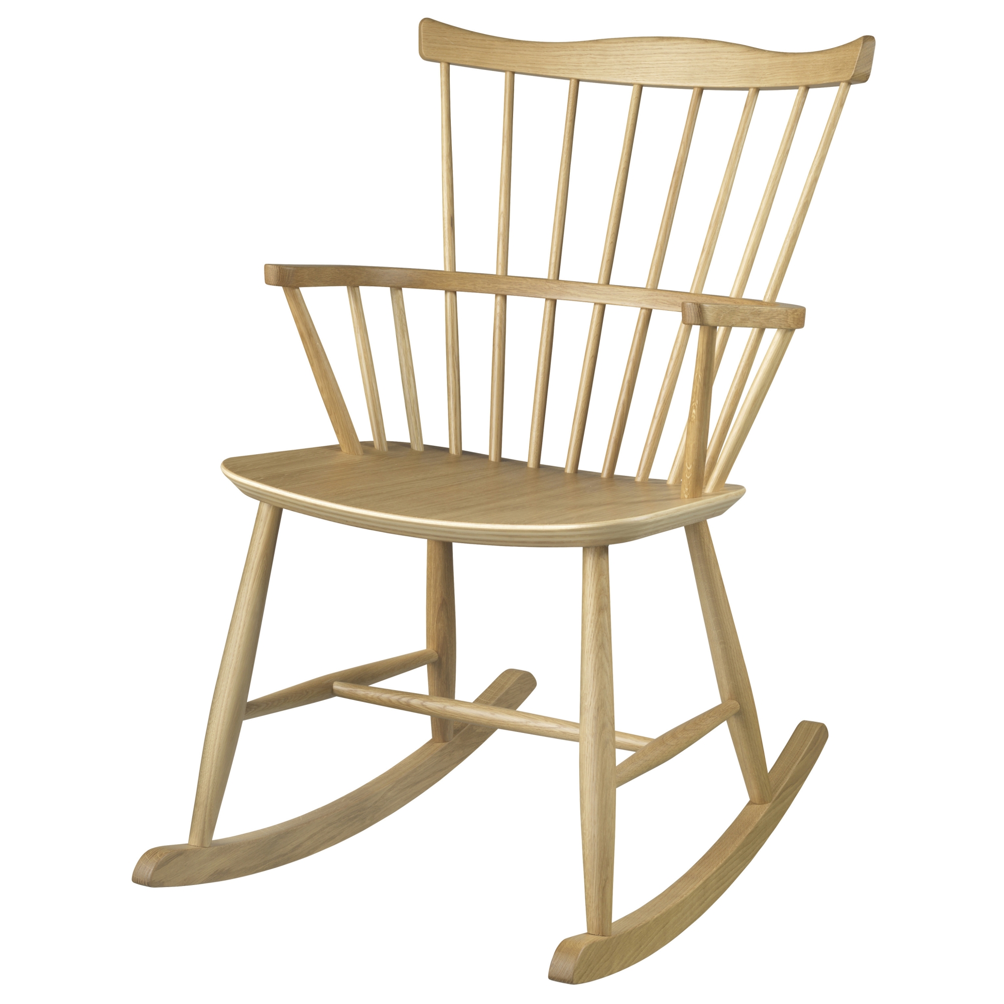 natural oak - J52G rocking chair - FDB Møbler