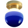 Dipping wall/ceiling lamp - Blue / brushed brass