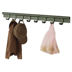 Coil coat rack - Dark green 100 cm - Muuto