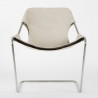 Paulistano armchair – Beige cotton fabric