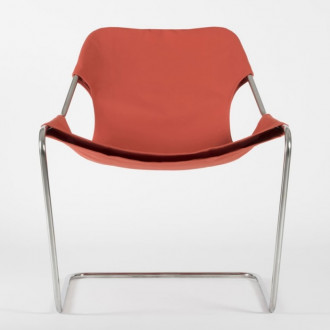 Fauteuil Paulistano – Tissu Coton Paprika