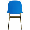 Bright blue / brass – Form Chair
