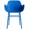 Bright blue / bright blue – Form Chair with armrests