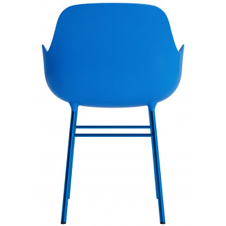 Bright blue / bright blue – Form Chair with armrests