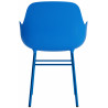 Bleu vif / bleu vif – Chaise Form avec accoudoirs