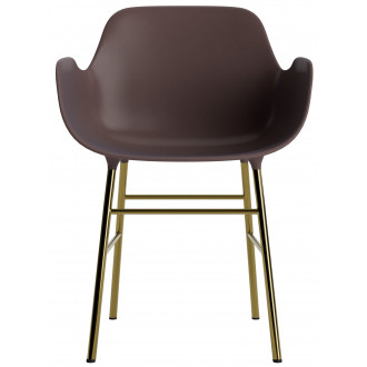 Marron / laiton – Chaise Form - Normann Copenhagen