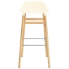 Form Barstool, wood legs – Cream + Oak - Normann Copenhagen