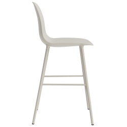 Chaise de bar Form - Gris clair - 65 cm ou 75 cm - Normann Copenhagen