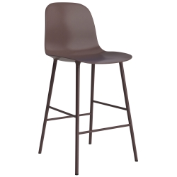 Chaise de bar Form - Marron - 65 cm ou 75 cm - Normann Copenhagen