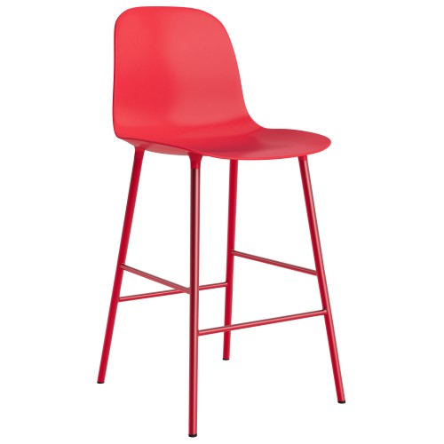 Form Barchair - Bright red - 65 cm or 75 cm - Normann Copenhagen