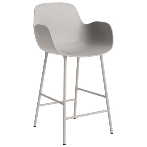 Form Bar Armchair - Warm grey - 65 cm or 75 cm - Normann Copenhagen