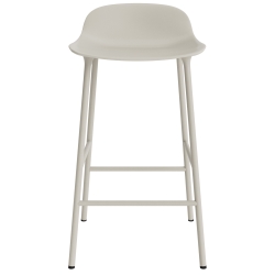 Form Barstool - Light grey - 65 cm or 75 cm - Normann Copenhagen