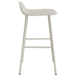 Form Barstool - Light grey - 65 cm or 75 cm - Normann Copenhagen