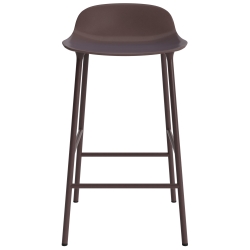 Form Barstool - Brown - 65 cm or 75 cm - Normann Copenhagen