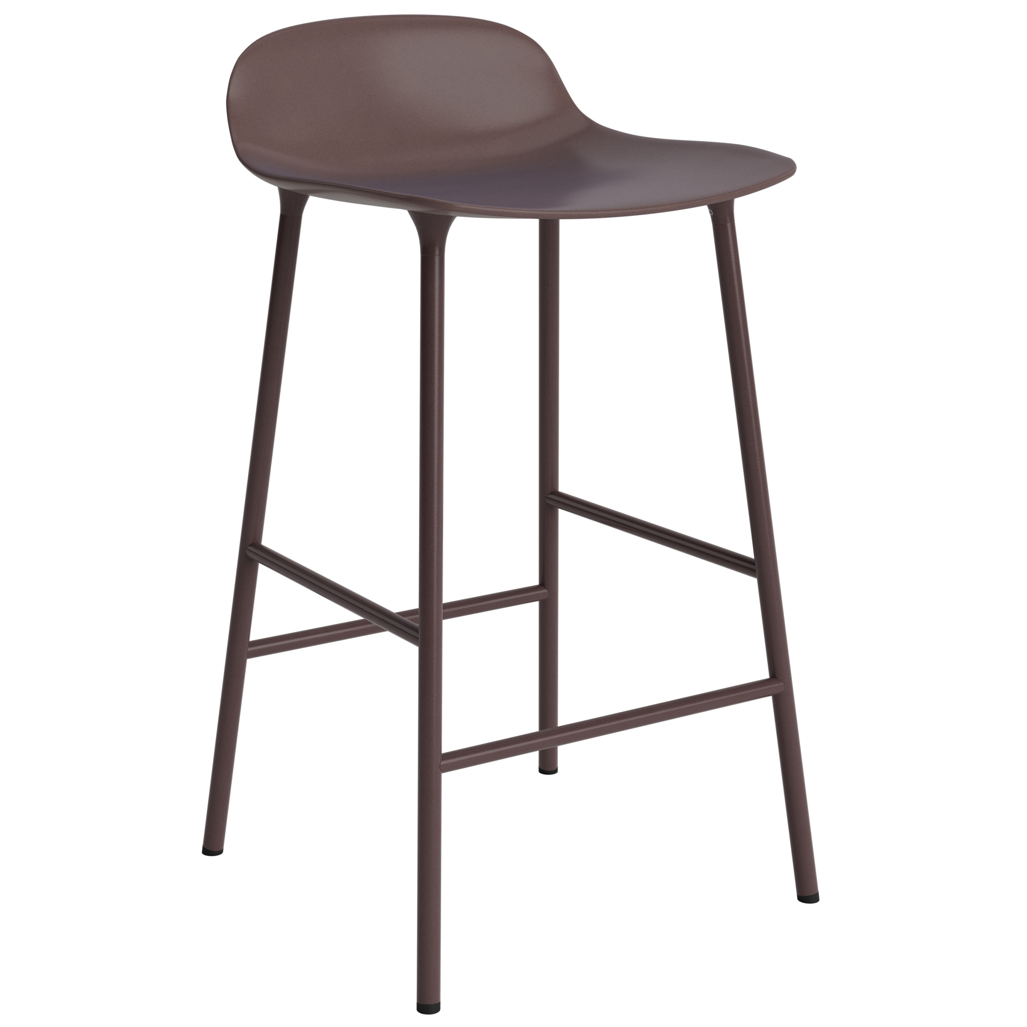 Form Barstool - Brown - 65 cm or 75 cm - Normann Copenhagen