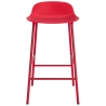 Form Barstool - Bright red - 65 cm or 75 cm - Normann Copenhagen