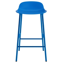 Tabouret de bar Form - Bleu vif - 65 cm ou 75 cm - Normann Copenhagen