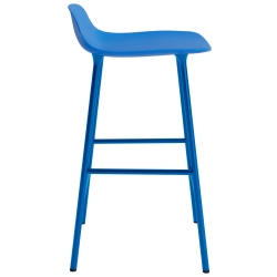 Tabouret de bar Form - Bleu vif - 65 cm ou 75 cm - Normann Copenhagen