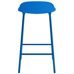 Tabouret de bar Form - Bleu vif - 65 cm ou 75 cm - Normann Copenhagen