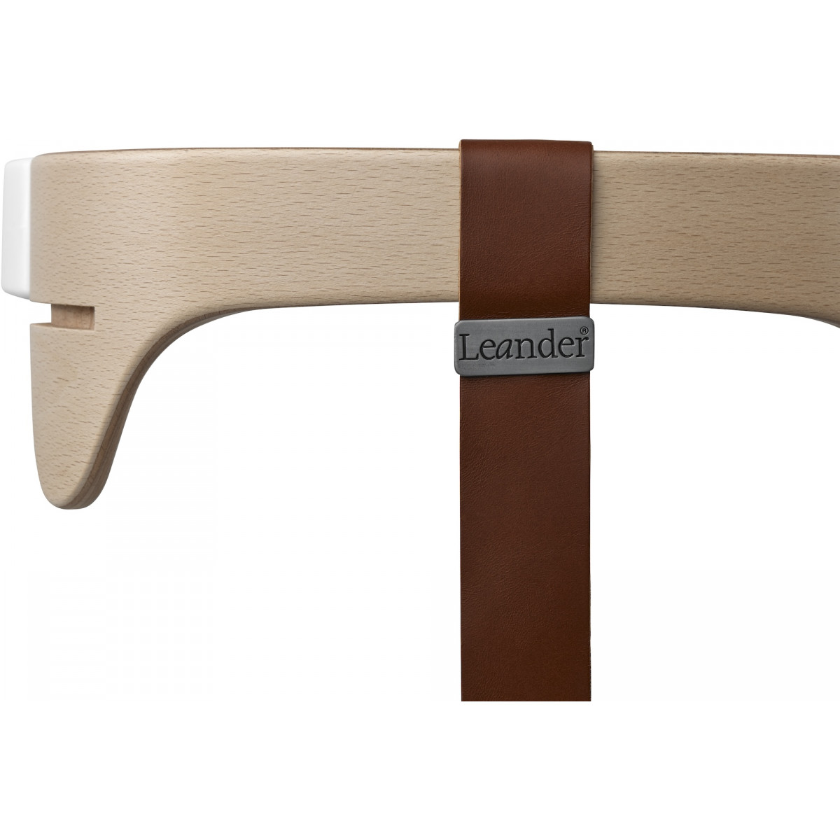 Barre de sécurité pour Chaise haute Classic – Naturel / Marron