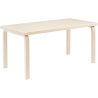 Kid's rectangular table 80A – Natural lacquered birch - Artek