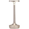 Bon Jour Unplugged cordless lamp – Matt chrome – Without crown - Flos