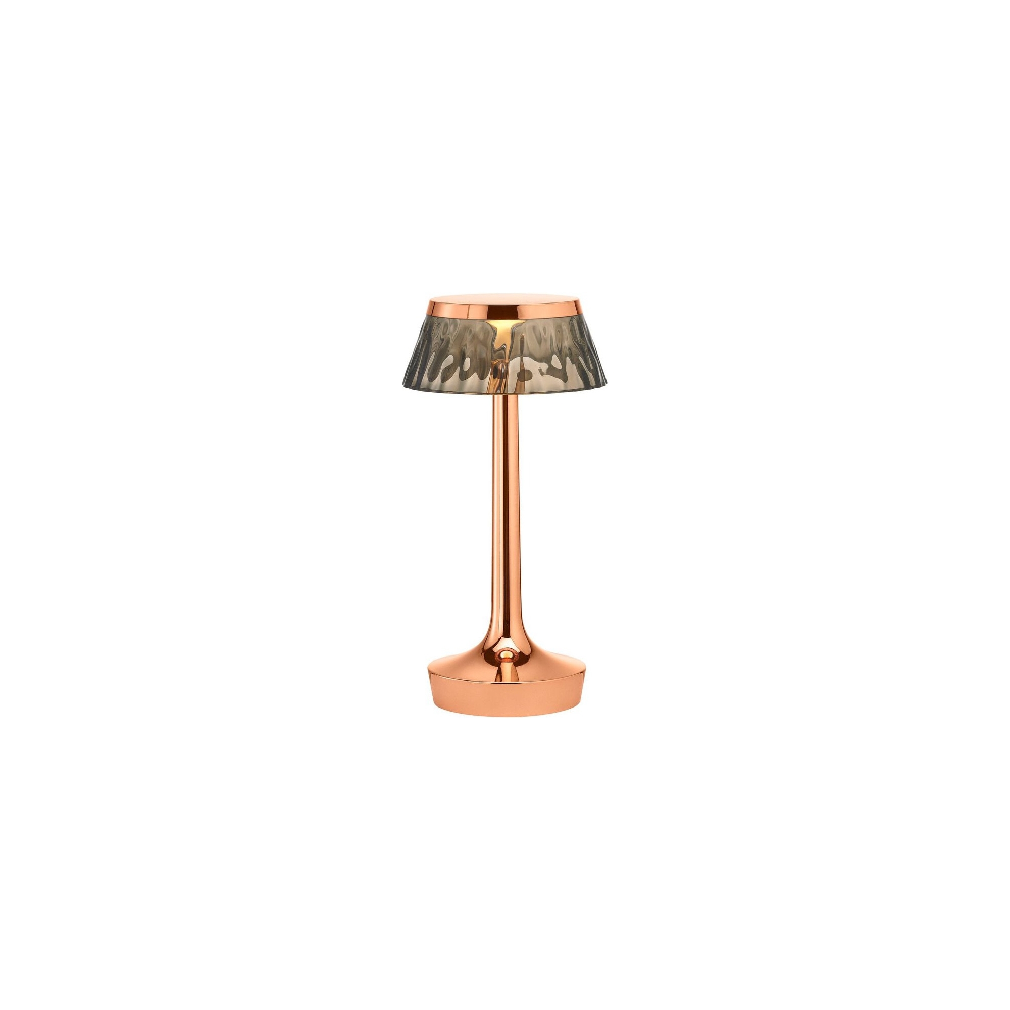 Bon Jour Unplugged cordless lamp – Copper – Fumée crown - Flos