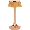 Bon Jour Unplugged cordless lamp – Copper – Rattan crown - Flos