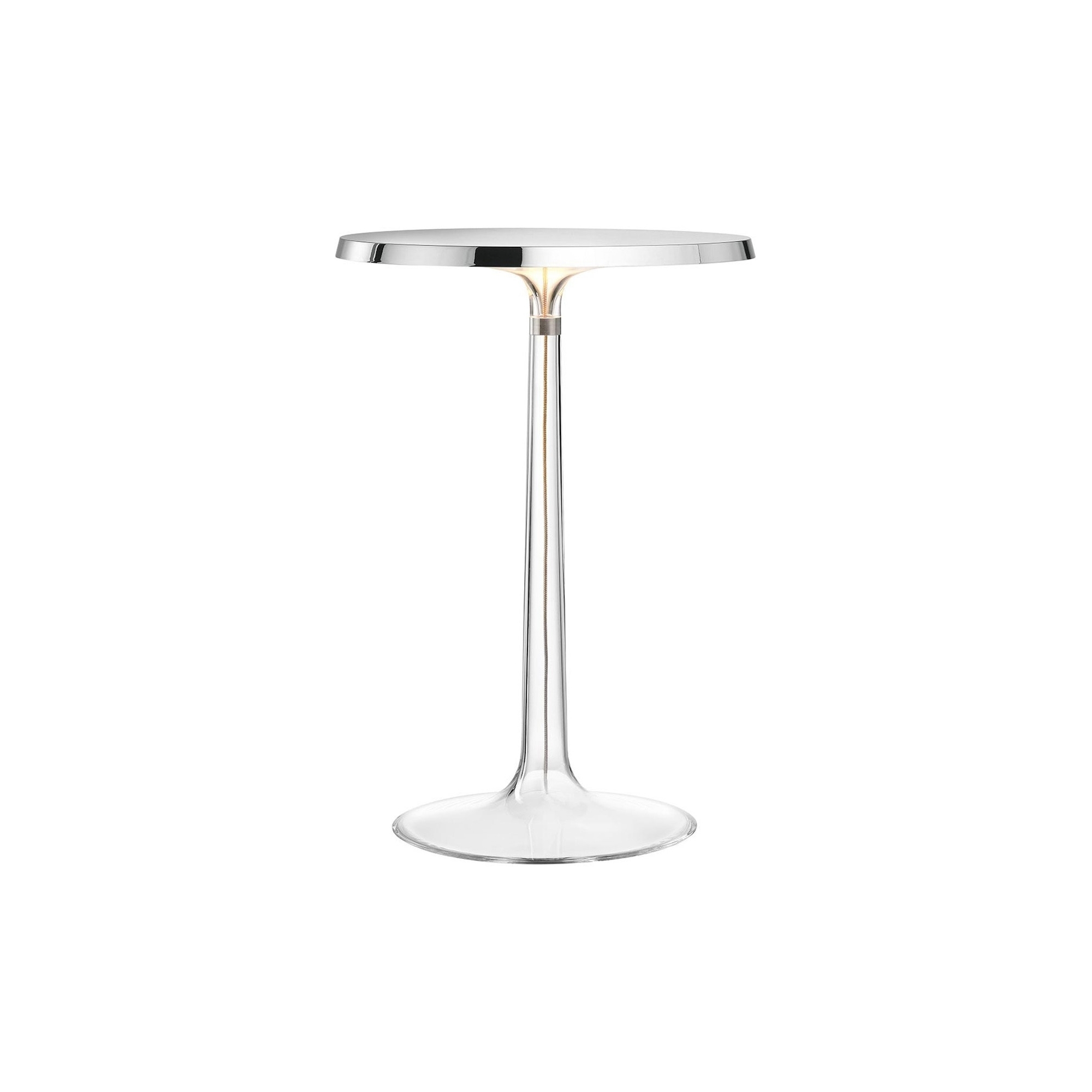 Lampe de table Bon Jour – Chromé – Sans couronne - Flos