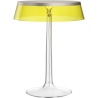 Lampe de table Bon Jour – Chromé mat – Couronne Jaune - Flos