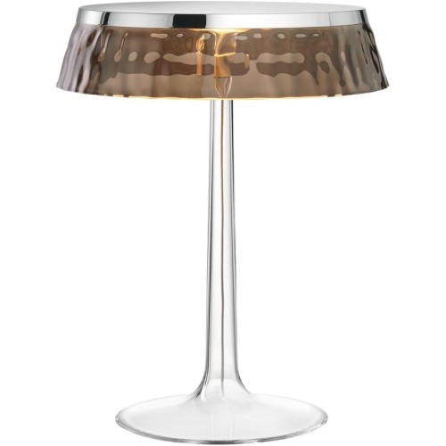 Bon Jour table lamp – Chrome – Fumée crown - Flos