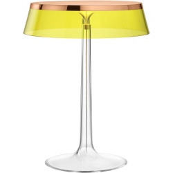 Bon Jour table lamp – Copper – Yellow crown - Flos