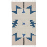 tapis blue Triangles - S