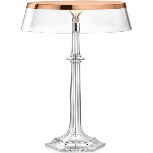 Bon Jour Versailles table lamp – Copper – Transparent crown - Flos