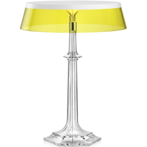 Bon Jour Versailles table lamp – Chrome – Yellow crown - Flos