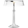 Lampe de table Bon Jour Versailles – Chromé – Couronne Transparente - Flos