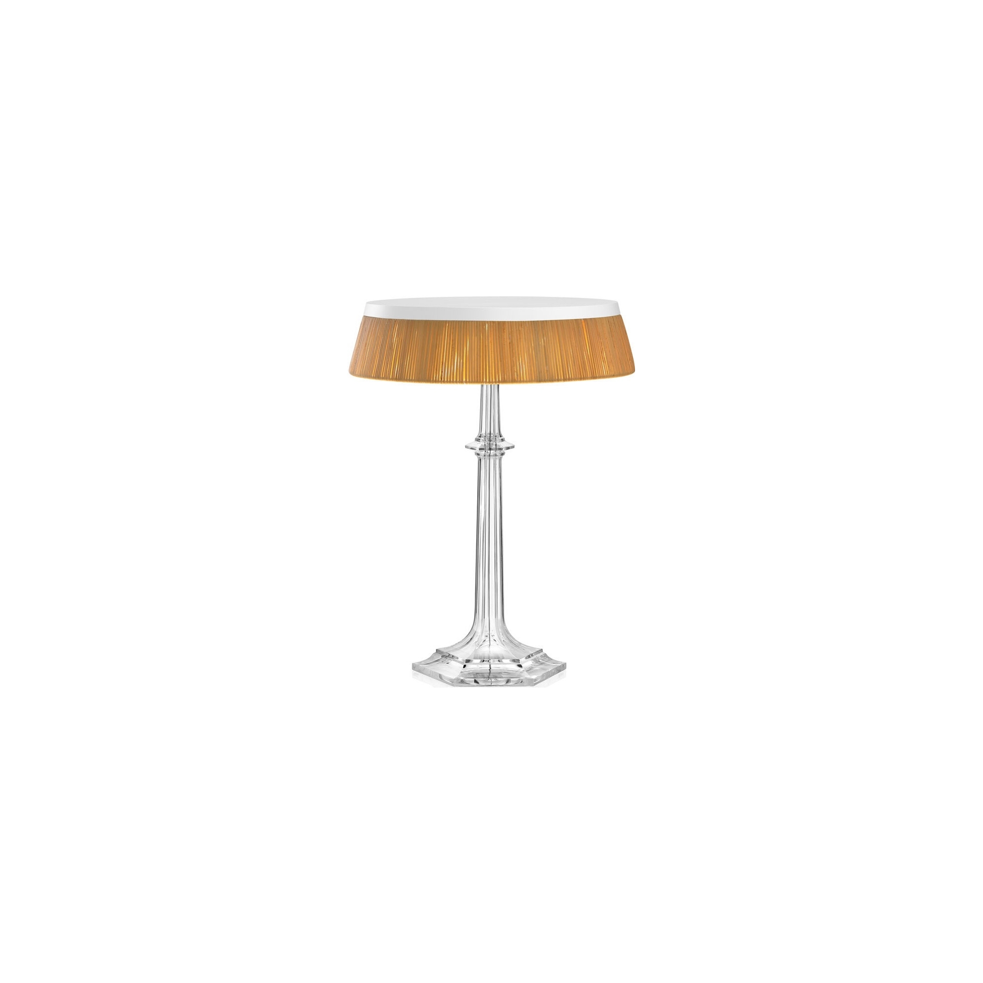 Lampe de table Bon Jour Versailles – Chromé – Couronne Rotin - Flos