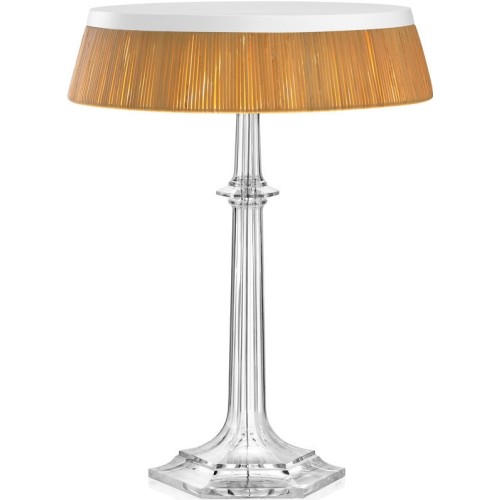 Lampe de table Bon Jour Versailles – Chromé – Couronne Rotin - Flos