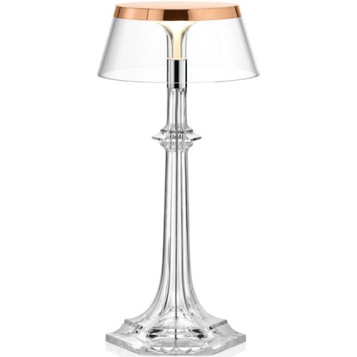 Lampe de table Bon Jour Versailles Small – Cuivre – Couronne Transparente - Flos