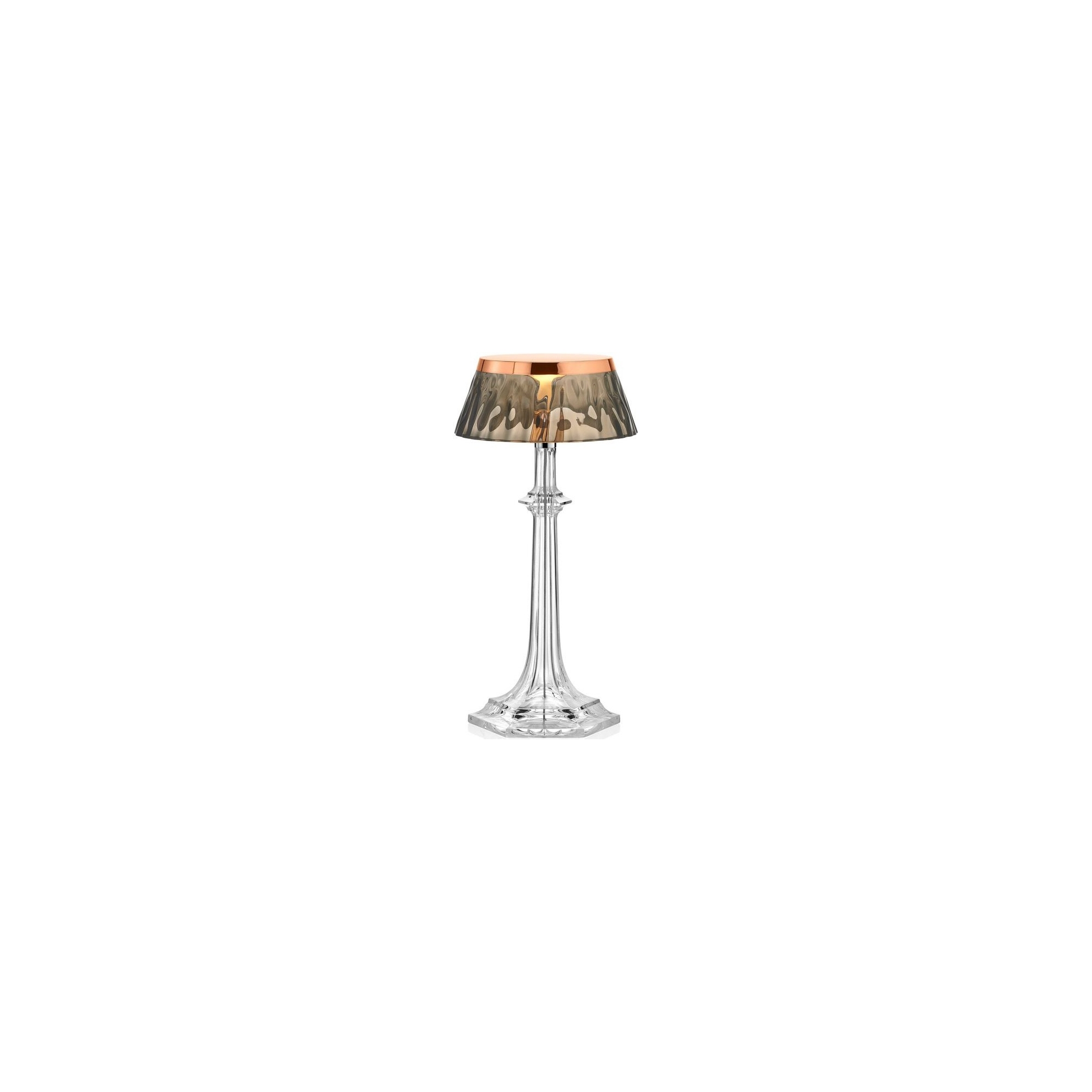 Lampe de table Bon Jour Versailles Small – Cuivre – Couronne Fumée - Flos