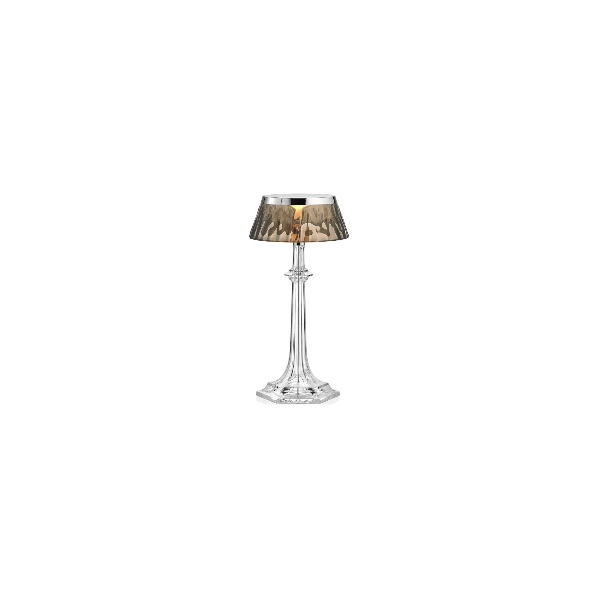 Bon Jour Versailles Small table lamp – Chrome – Fumée crown - Flos